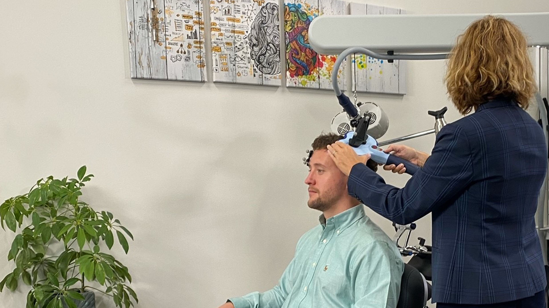 Magstim TMS Patient Treatment OCD MDD